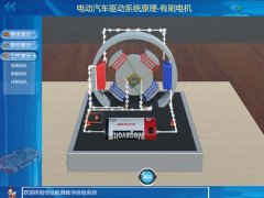 新能源汽車虛擬仿真教學軟件:新能源汽車有刷電機虛擬仿真教學軟件
