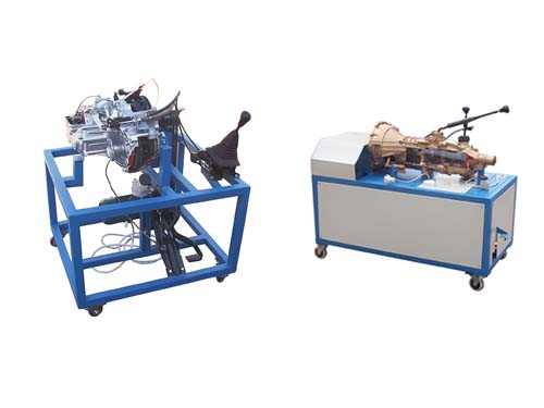 手動(dòng)變速器傳動(dòng)原理實(shí)驗(yàn)臺(tái)(圖1) 手動(dòng)變速器傳動(dòng)原理實(shí)驗(yàn)臺(tái)