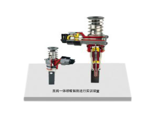 泵閥一體噴嘴解剖迷行實訓(xùn)裝置(圖1)